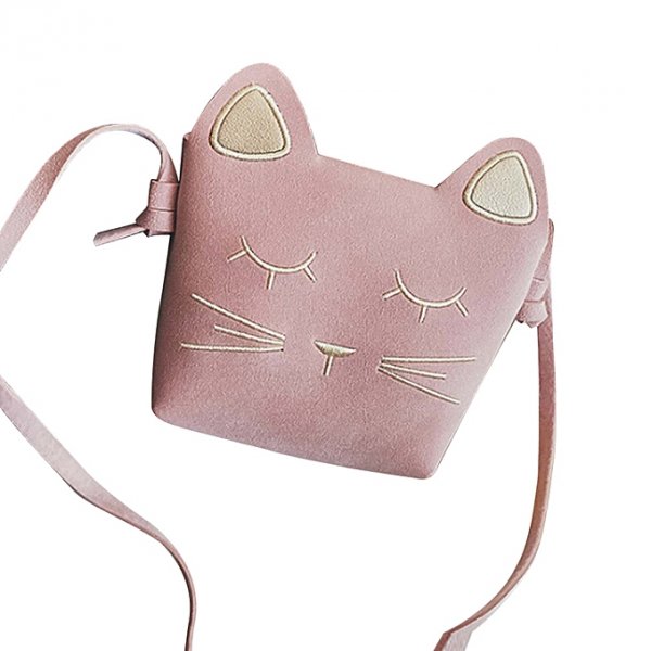 Girl cartoon shoulder bag handbags and handbags Mini Messenger Bag Pink