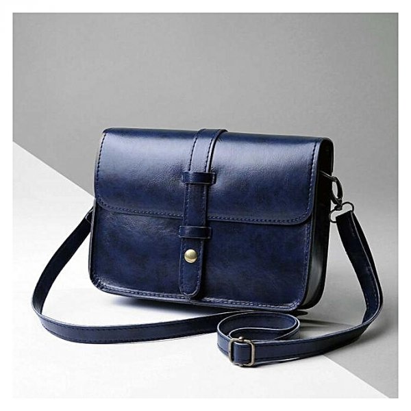 Female retro leather cross-body bag purse shoulder Messenger Bag