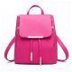 Women backpack schoolbag travel shoulder bag pink