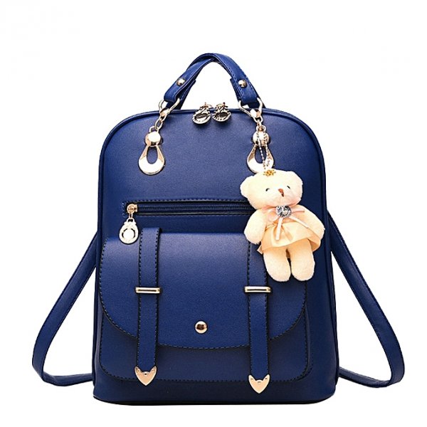 wave of female casual shoulder bag backpack  Korean female bag